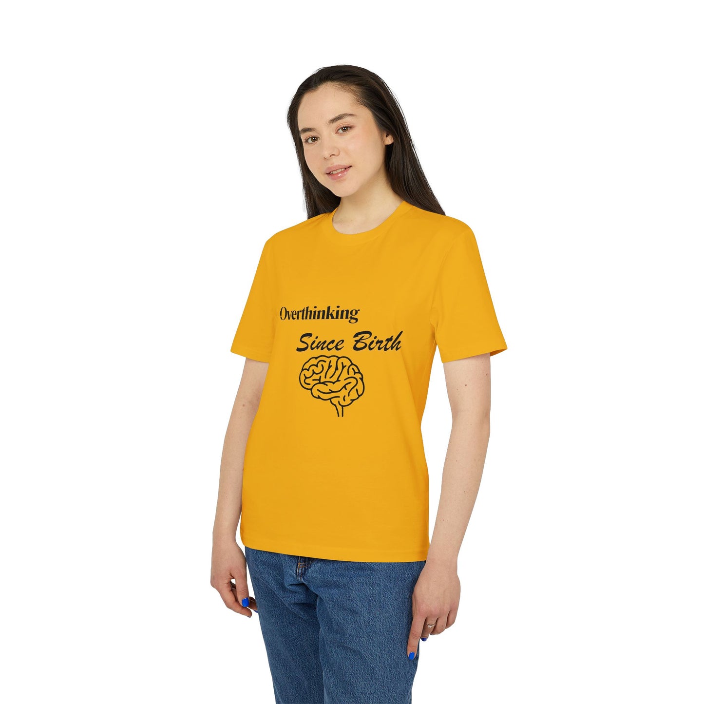 Overthinking Since Birth T-Shirt — Funny Creator Tee for Overthinkers