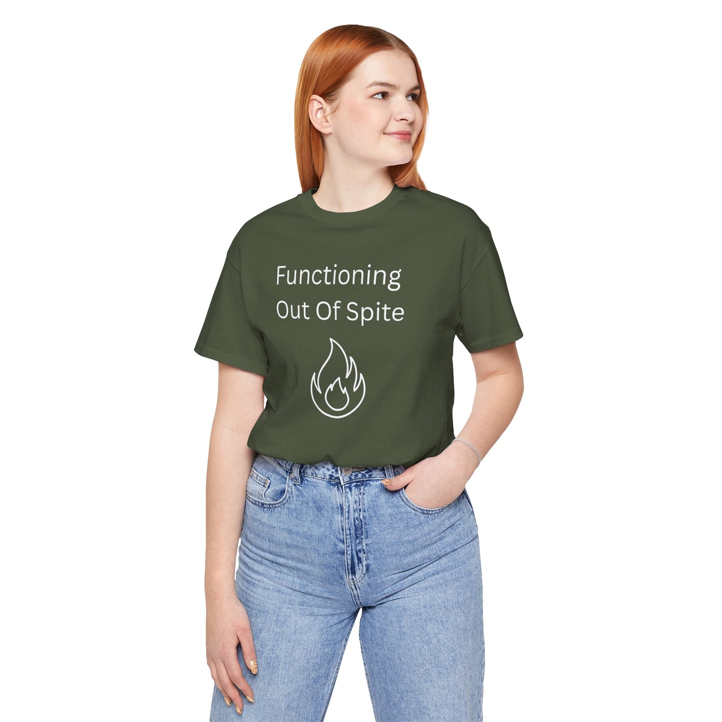 "Functioning Out of Spite" Unisex T-Shirt — Motivational Graphic Tee