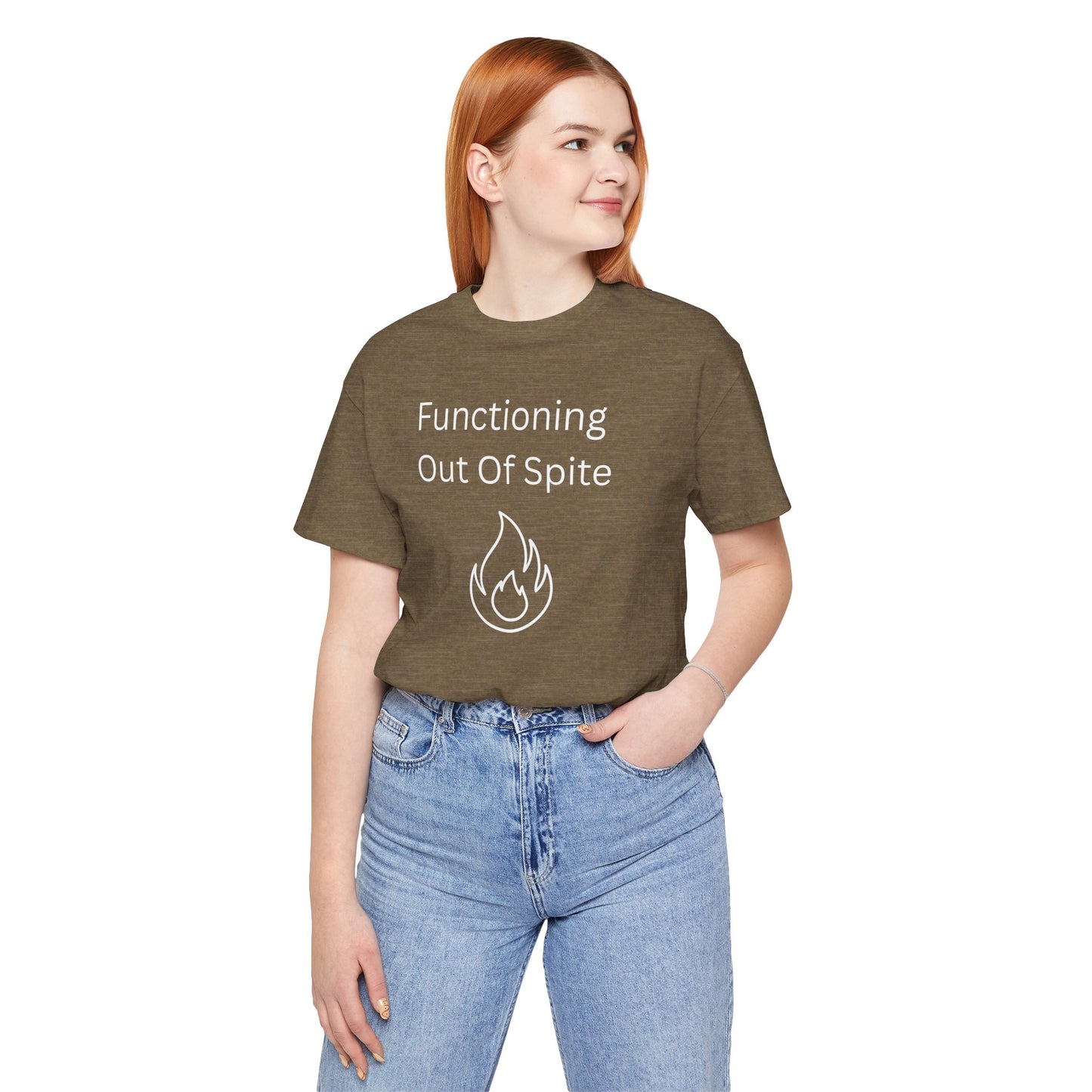 "Functioning Out of Spite" Unisex T-Shirt — Motivational Graphic Tee