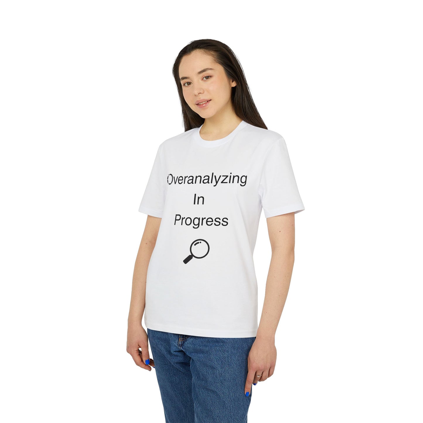 Overanalyzing In Progress T-Shirt — Funny Introvert Gift