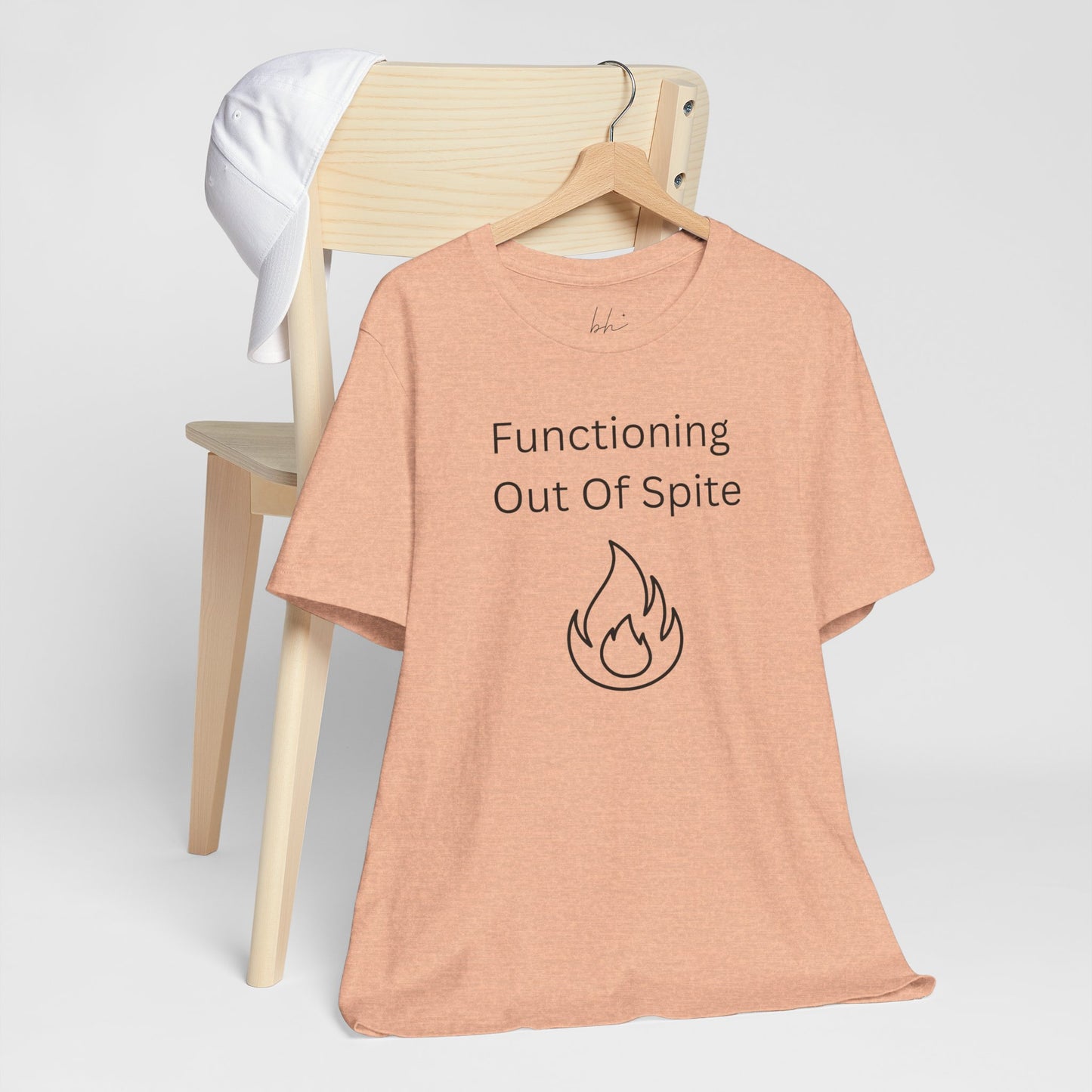 "Functioning Out of Spite" Unisex T-Shirt — Motivational Graphic Tee