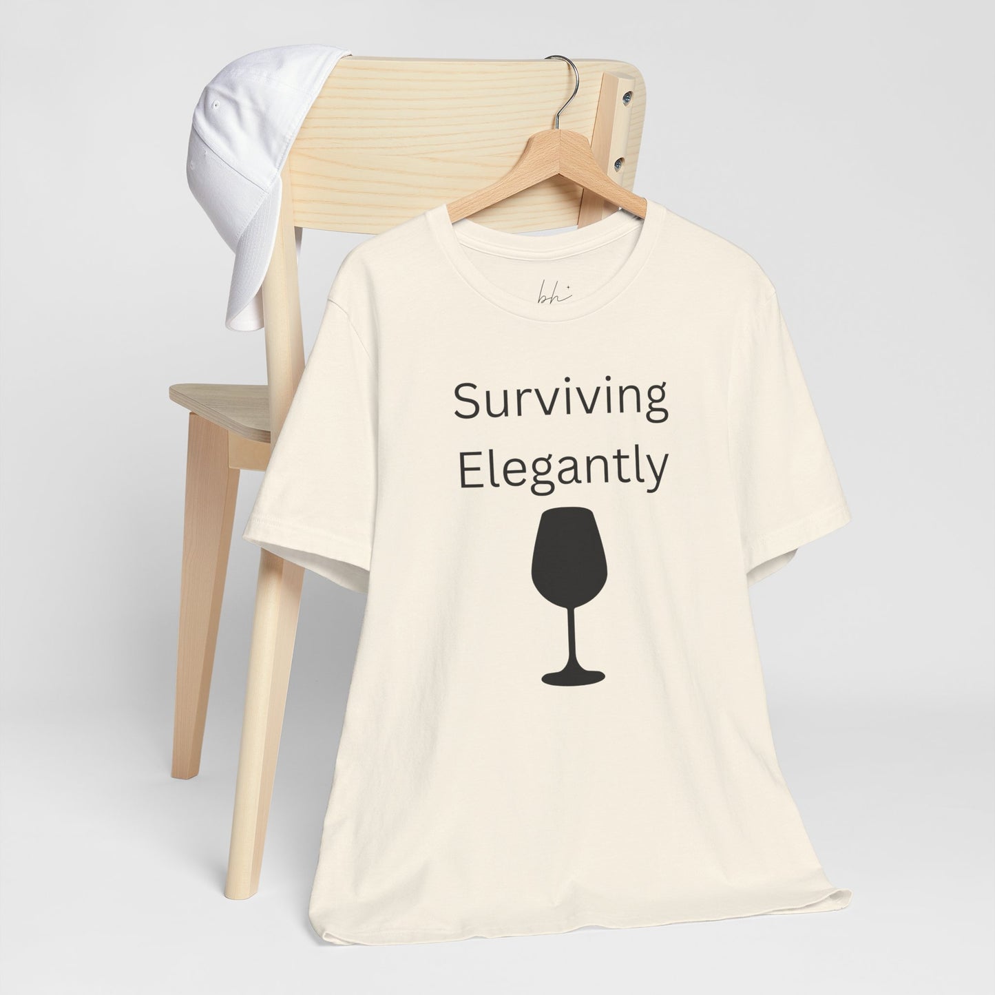 "Surviving Elegantly" Unisex Tee — Inspirational Short Sleeve Shirt