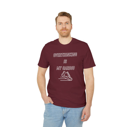 Overthinking Is My Cardio T-Shirt — Funny Creator Tee for Thinkers & Creatives