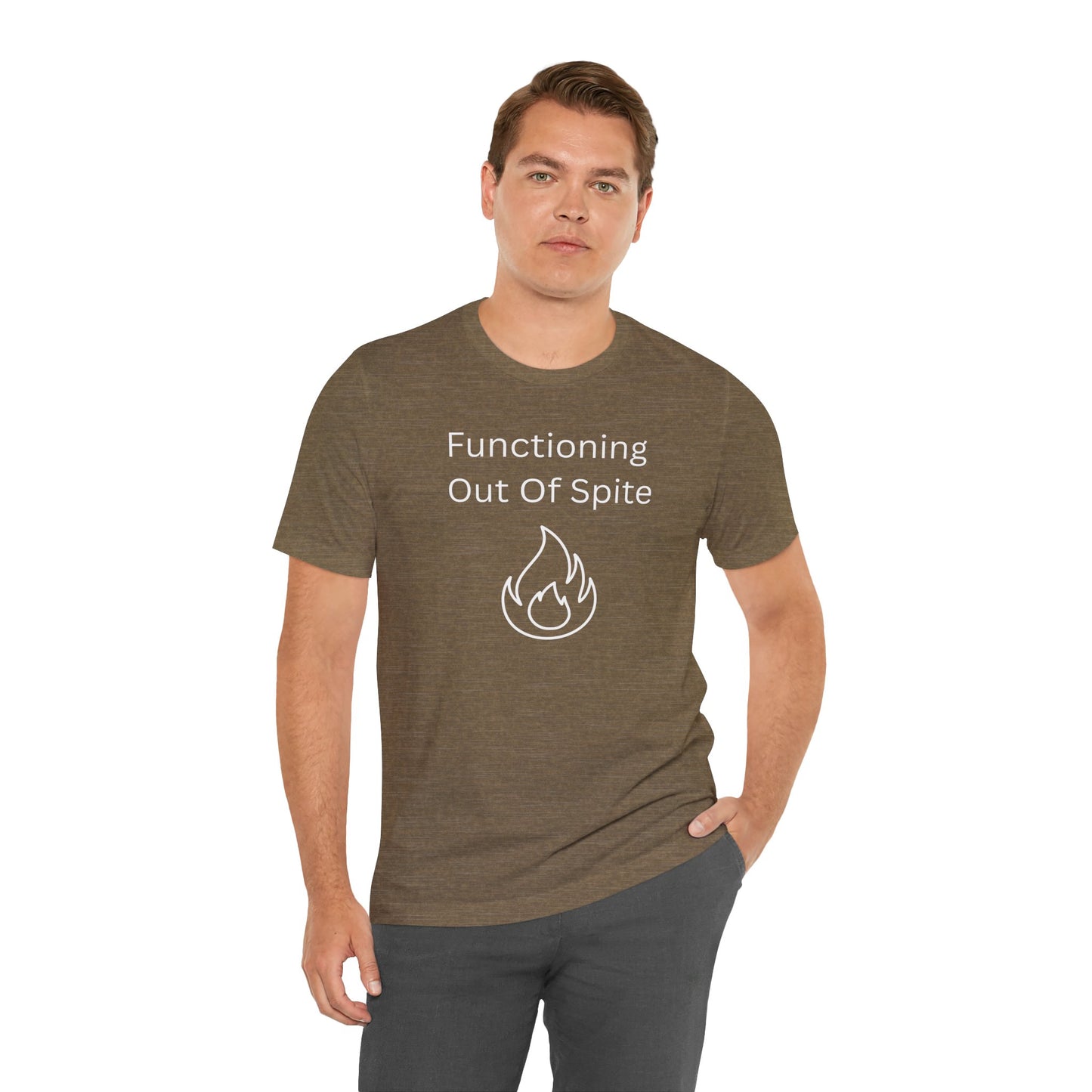 "Functioning Out of Spite" Unisex T-Shirt — Motivational Graphic Tee