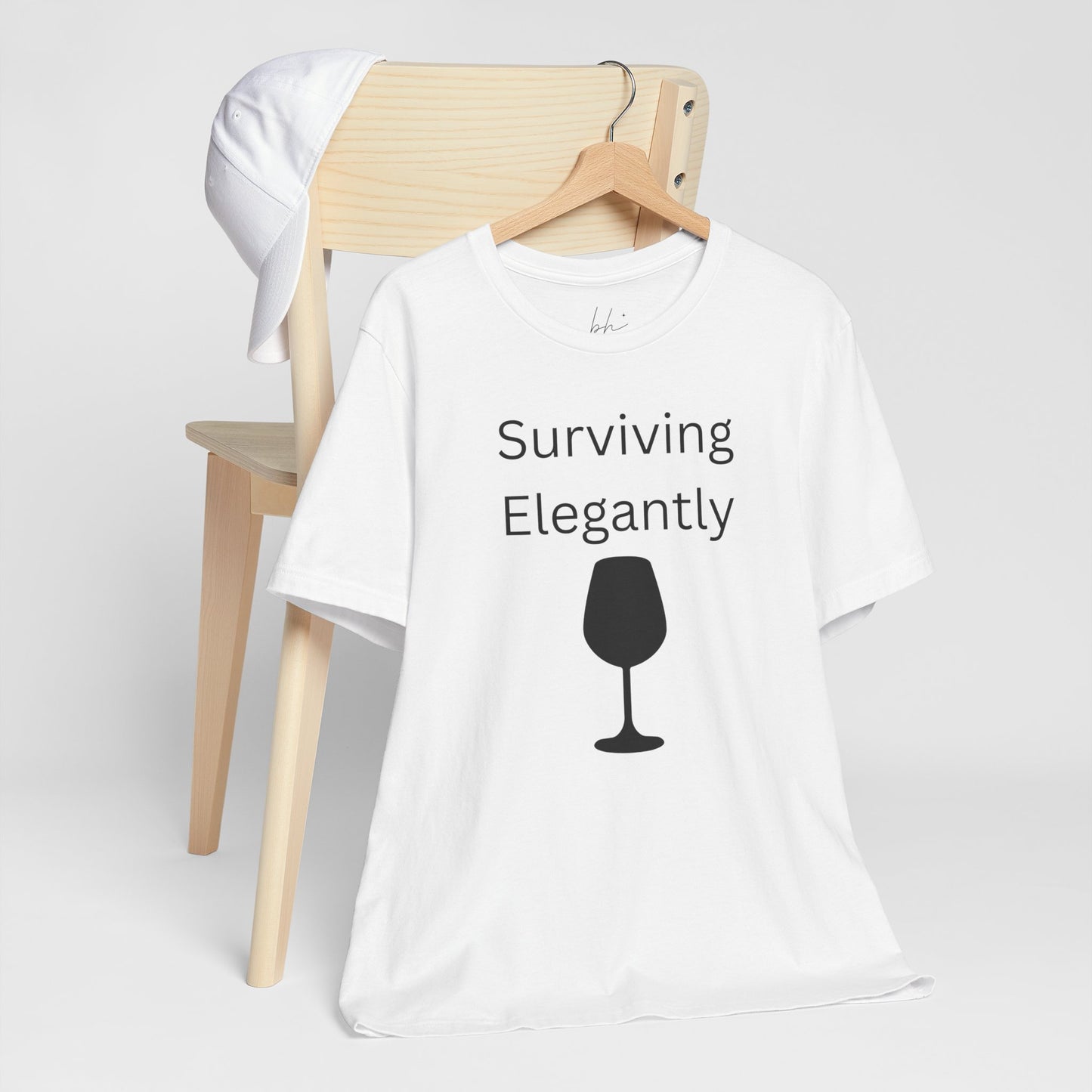 "Surviving Elegantly" Unisex Tee — Inspirational Short Sleeve Shirt