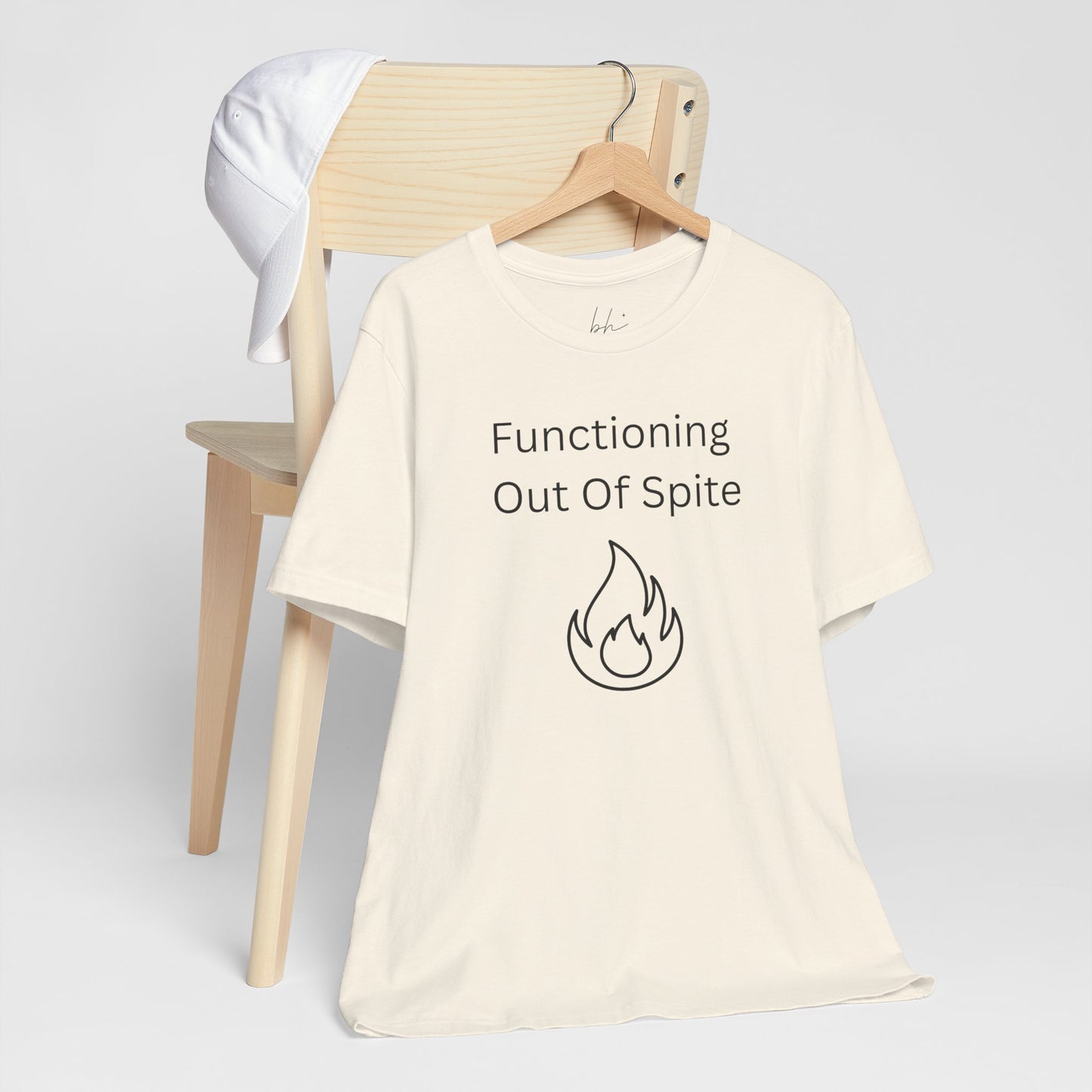 "Functioning Out of Spite" Unisex T-Shirt — Motivational Graphic Tee