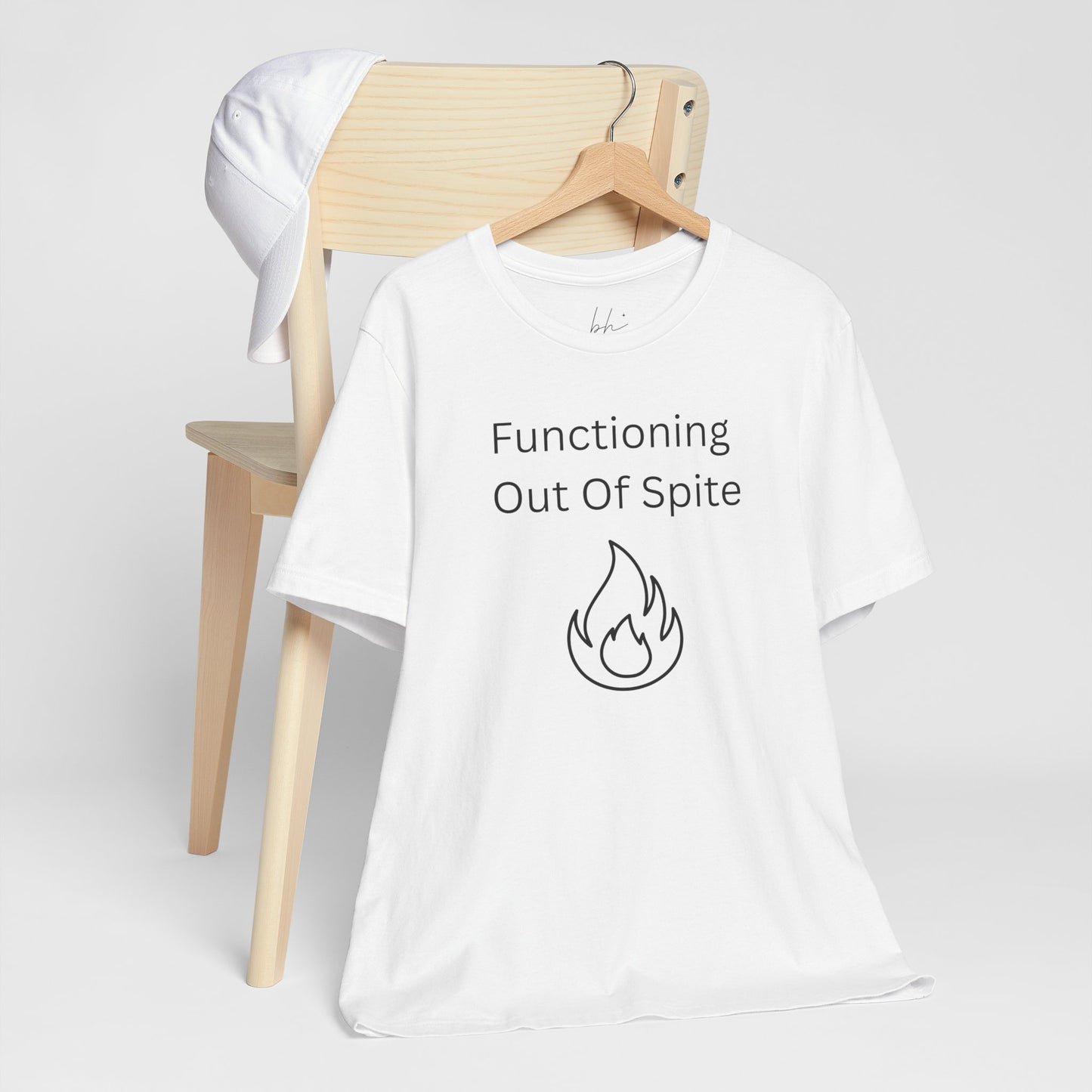 "Functioning Out of Spite" Unisex T-Shirt — Motivational Graphic Tee