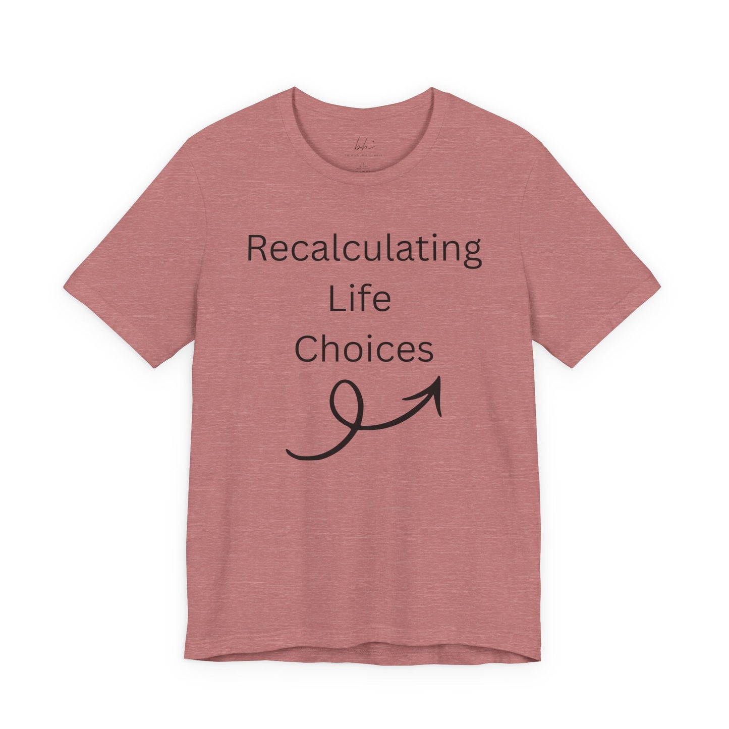 "Recalculating Life Choices" Unisex T-Shirt — Funny Quote Tee for Decision-Makers